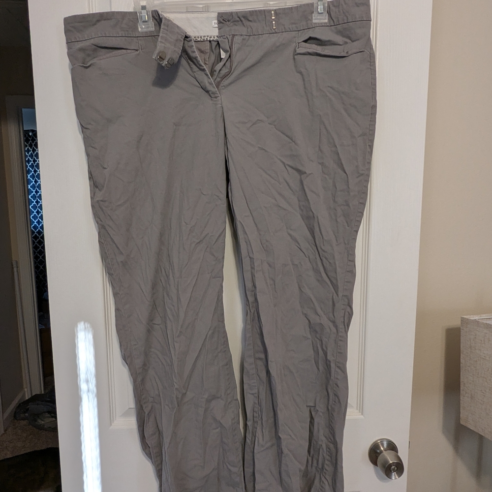 Fashion Bug Women's Wide Leg Gray Pants